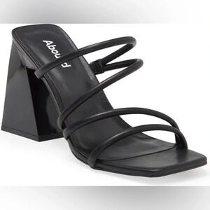 Abound Austyn Strappy Sandal ink black Size: 6.5